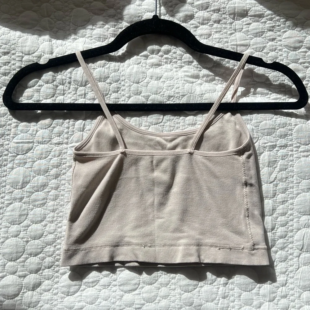 Garage Off-white Ribbed Tank - Picture 2 of 2